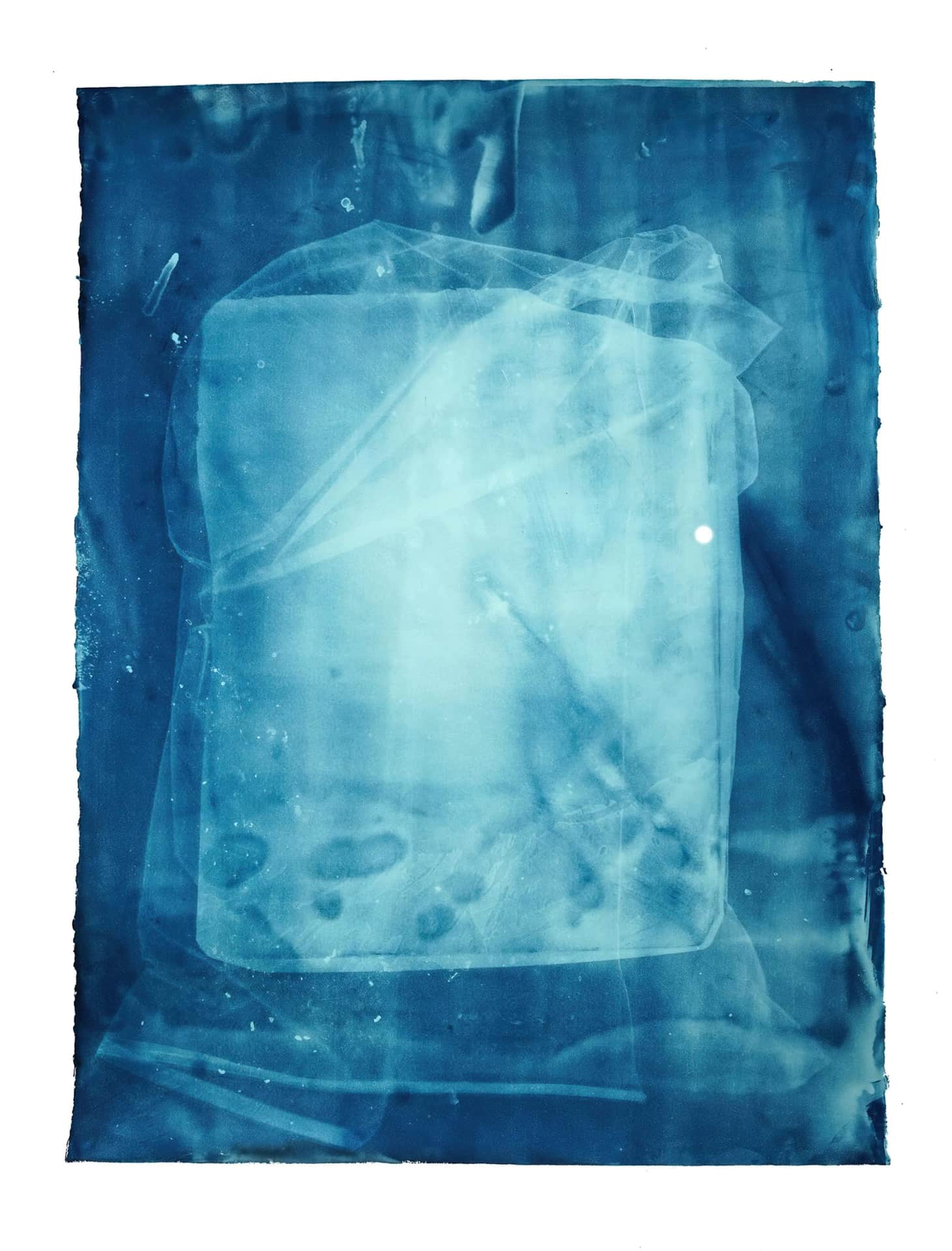 Patrick Thompson, Ice Block, installed at Canada Goose, Eaton Centre, Toronto